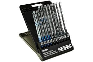 Rockwell BladeRunner X2 10-Piece T-Shank Jigsaw Blade Set RW9264