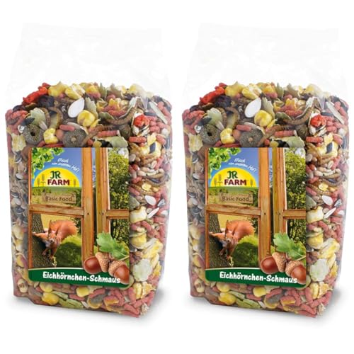 JR FARM Garden Eichhörnchen-Schmaus 600g (Packung mit 2)