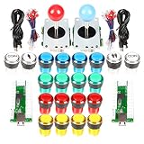 arcade stick raspberry diy Beautiful LED Arace Game Piezas de bricolaje para el proyecto MAME JAMMA!