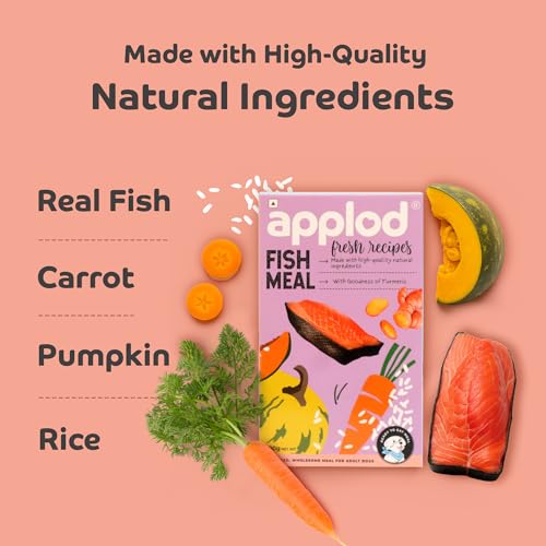 Image of Fresh Fish Meal Dog Food for Adult Dogs | High-Protein Fish Recipe with Omega for Healthy Skin & Coat | Easy Digestion & Complete Balanced Nutrition | 100g