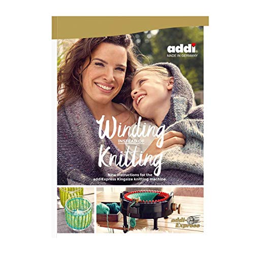 Addi Express King Size Knitting Machine Kit Extended Version With Manual Counter Includes: 46 Needles, Knitting Machine, Pattern Book, Express Hook, Replacement Needles, Stopper #TOP2