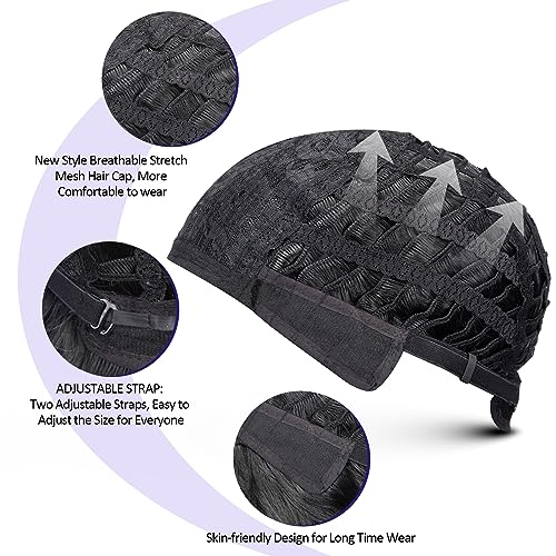 image for AGPTEK 13 Inches Straight Heat Resistant Short Bob Hair Wigs with Flat