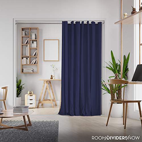 Room/Dividers/Now Tension Curtain Rod - Tension Window Rod - Bedroom, Kitchen Rod - Long, Heavy Duty, Adjustable Extension Curtain Rods By Room Dividers Now (120-150 Inches, Silver) #TOP5