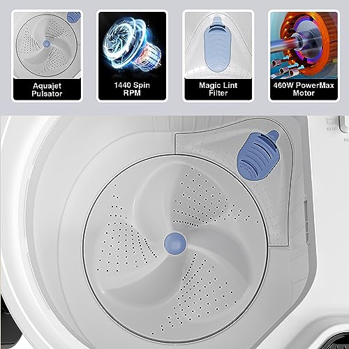 Image of Godrej 8.5 Kg 5 Star Semi-Automatic Top Loading Washing Machine, more than 99.99% disinfection against viruses, In-built Heater (WSEDGE DIGI 85 5.0 PB2 M GPGR, Graphite Grey) (52141601SD00341)