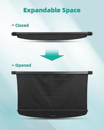 Miniatura 6 de Cubierta de carga para Toyota RAV4 2.5L retráctil para maletero trasero 2019-2023, cubierta de seguridad para equipaje, blindaje impermeable