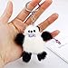 Produktbild Pelz Schlüsselanhänger New Pompom Animal Plüsch Schlüsselbund Tasche Charm Accessoires Nerz Haar Mode Telefon