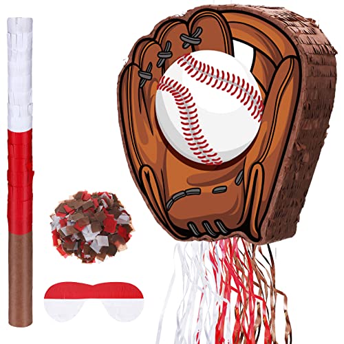 Piñata de baseball kit complet avec accessoires pour éviter l'ennui