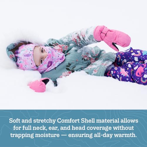 Turtle Fur Kids Comfort Shell UV MaxClava Lightweight Balaclava Ages 3-6, Rainbow, One Size2