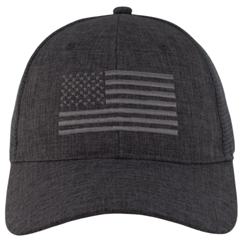 Image of American Flag Trucker Cap, Regular & XL-3XL, Big Head Snapback Patriotic Baseball Hat (Up to Size 8)
