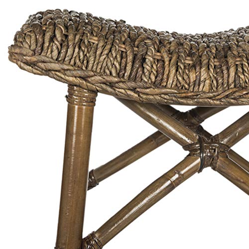 Butaco Safavieh Home Collection Ramiro en mimbre natural marrón miniatura 5