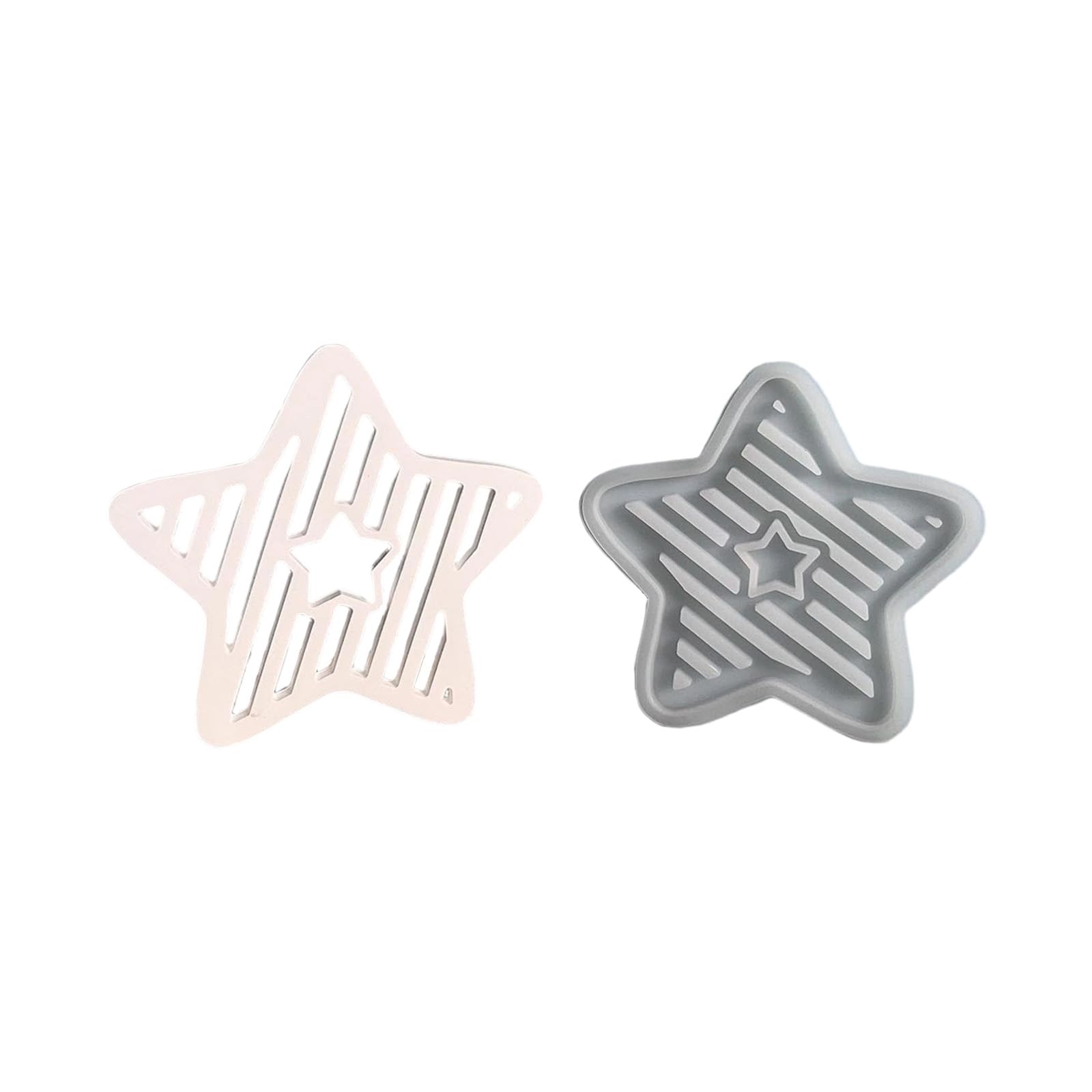 Hsioluted Star Shaped Frame for Craft Projects Decorative Glows Making with Safe Substance Silicone