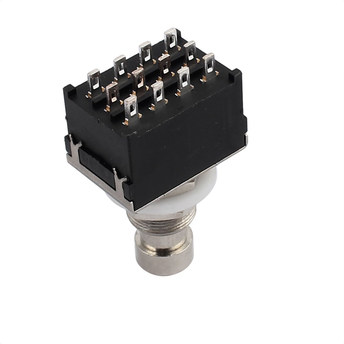 Amazon.co.jp: Aexit 12 mmスレッド12ピンスルーホール3PDTロック