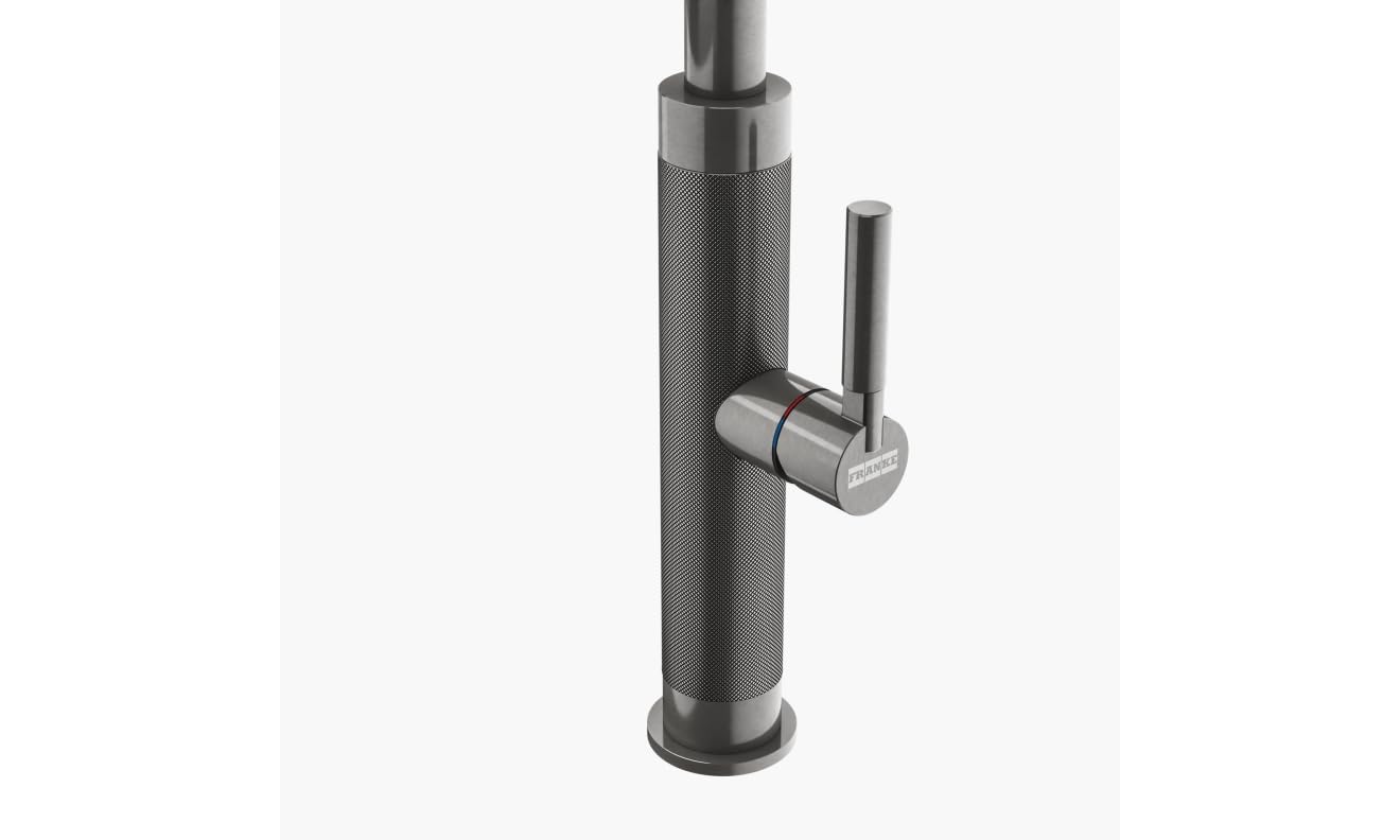 Franke 115.0711.555, Grifo de cocina Mythos Masterpiece pull-out spray, Anthracite