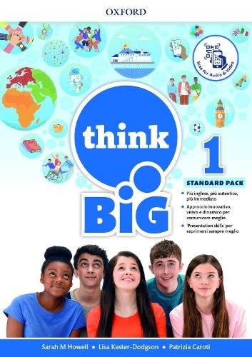 9780194119429 Think big 1. Student's book-Workbook + magazine & extra book con QR code. Per la Scuola media. Con e-book. Con espansione online (Vol. 1)