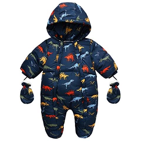 Blandoom Baby Snowsuit Hooded Romper Cover