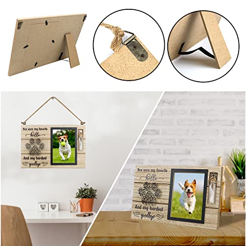 Dog-Memorial-Frame-for-Ashes-or-Hair-with-Glass-Bottle-Pet-Loss-Gifts-for-Loss-of-Dog-Sympathy-Picture-FrameBlack - Cucciolini Doodles   Dog-Memorial-Frame-for-Ashes-or-Hair-with-Glass-Bottle-Pet-Loss-Gifts-for-Loss-of-Dog-Sympathy-Picture-FrameBlack