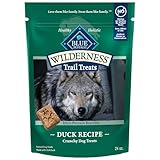 Blue Buffalo Wilderness Trail Treats High Protein Grain Free Dog Biscuits Crunchy Dog Treats, Duck Recipe, 24-oz Bag