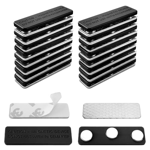 Selbstklebende Magnet Clips Set Starke Magnete für Stoff Netze DIY Kleidung oder Magnetische Namensschilder Wiederverwendbar Ohne Bohren Universal Zubehör