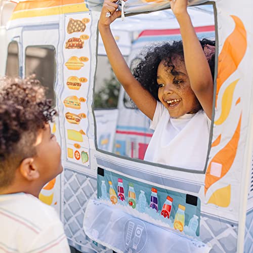 Melissa & Doug Food Truck Play Tent - Role Play Toy Food Truck Tent, Ice Cream Truck Tent For Kids Ages 3+ - Image 3