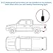 AUTO-VOX M1W Wireless Backup Camera with Stable Signal, Car Back Up Camera Systems with Super Night Vision (6 LEDs) HD Monitor Reverse Camera for Truck, Trailer, RV, Camper