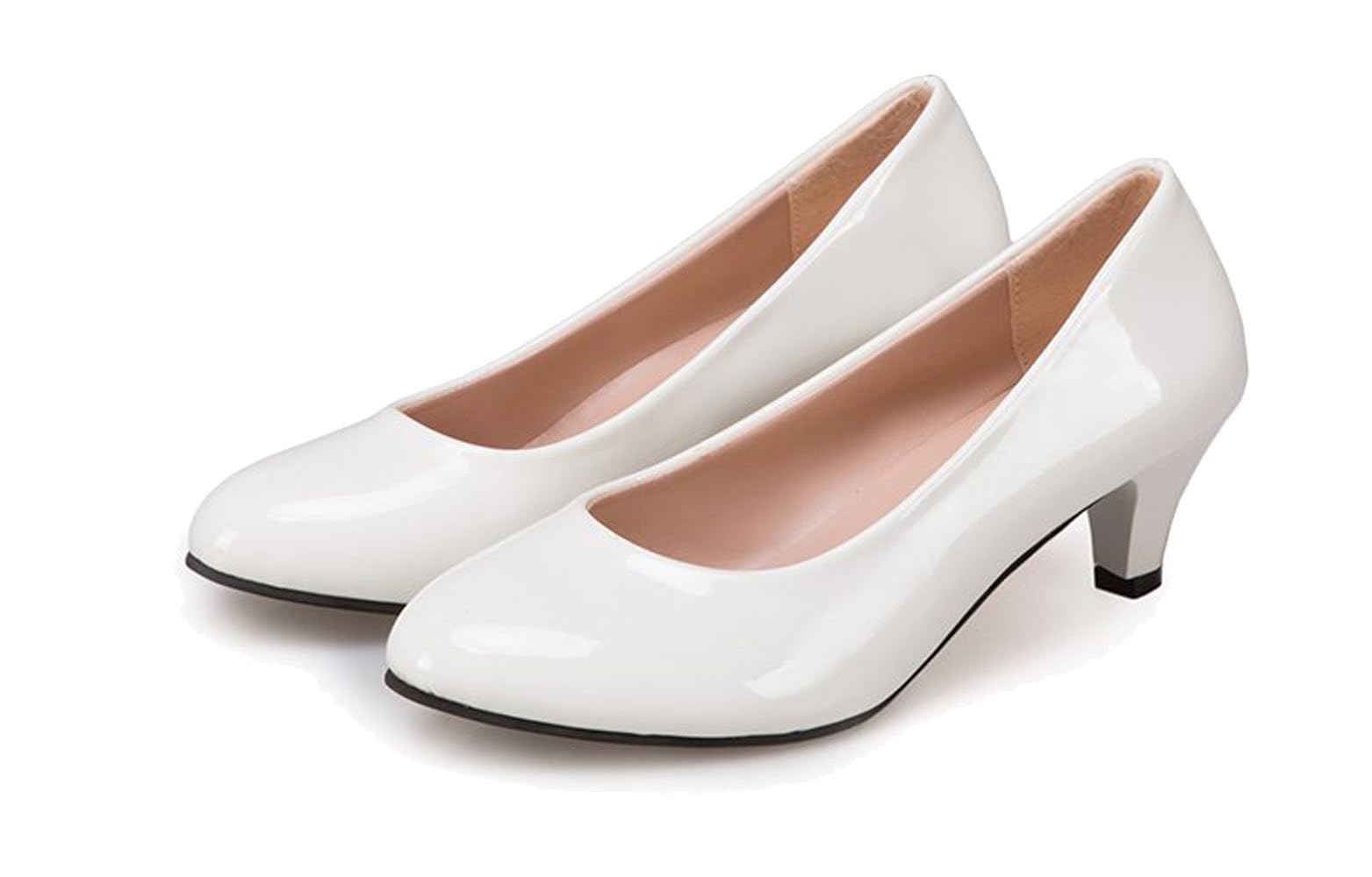 WUIWUIYU Travail/Bureau/Mariage Escarpins à Petits Talons Femme