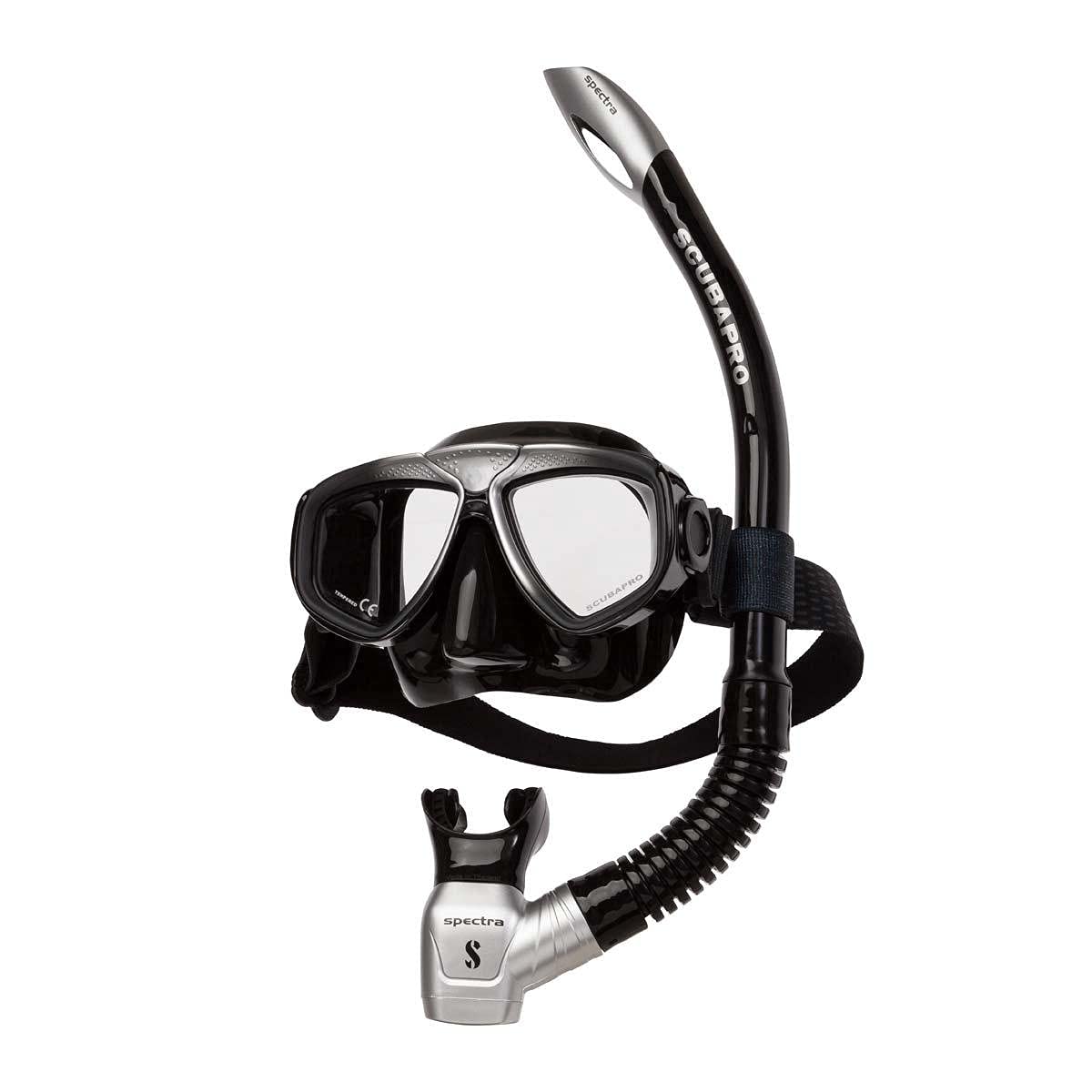 SCUBAPRO Unisex Adult Zoom Evo Combo zestaw do nurkowania, regulator nurkowania, czarny, tuerkis, rozmiar uniwersalny