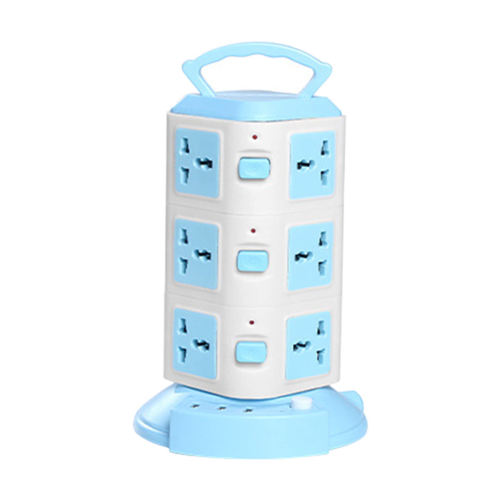 Tower Surge Protector Power Strip Multi Plug Outlet with 3 USB Ports & 8 Universal Socket Plugs, 6.6 Feet Extension Cord, Multiple Outlets USB Outlet, Cruise Dorm Room Essentials Cool Stuff