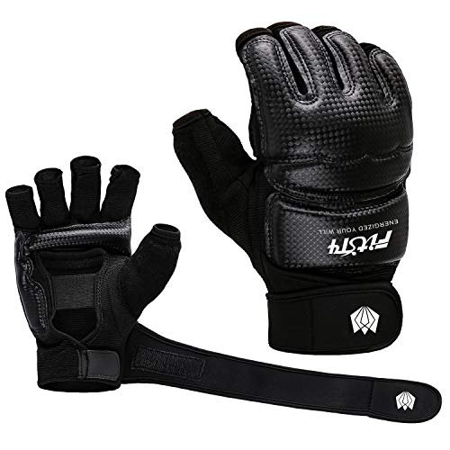 Fitst4 Half Mitts Mma Ufc Training Boxing Punch Bag Kickboxing Sparring Grappling Martial Arts Muay Thai Taekwondo Wrist Wraps Support Gloves For Women Men Kids #TOP1