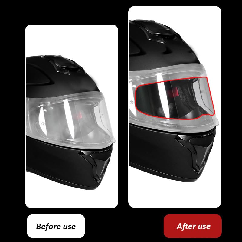 Anti Fog Film For Motorcycle Helmet Visor for Schuberth Aero C3 C3 Pro C3 Pro Women C4 C4 Pro C4 Pro Women, Clear Viewing Experience Daily Riding Use Universal Fit Clear