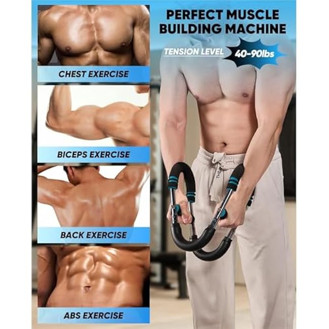 Twister Arm Trainer£¬Twister Arm Trainer£¬Arm Exercise Equipment, Chest Workout Equipment£¬Portable Power Twister Bar£¬Detachable Design Fitness Anywhere£¬Portable Spring Resistance