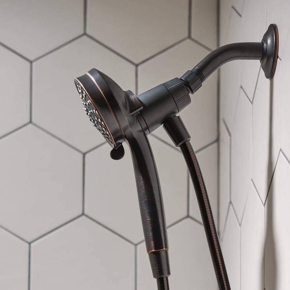 Moen Attract 6-Spray 4 in. Hand Shower with Magnetix in Mediterranean Bronze