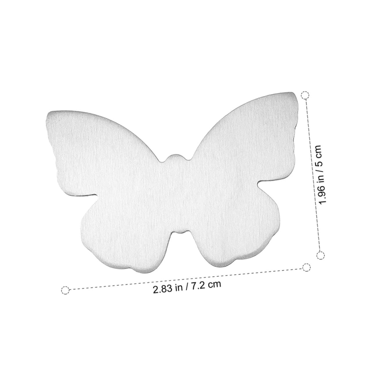 PRETYZOOM Pesi per Tovaglia in Acciaio Inossidabile 6 Pezzi a Forma di Farfalla, Fermatovaglia Magnetici per Buffet e Feste, Accessori Decorativi e Fissaggio Tavolo