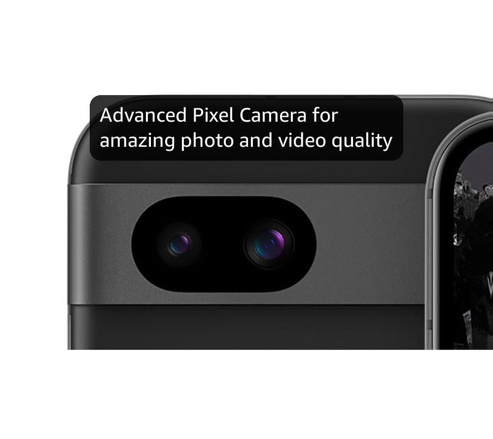 Google Pixel 8a - Unlocked Android Phone with Google AI, Advanced Pixel Camera and 24-Hour Battery - Obsidian - 128 GB