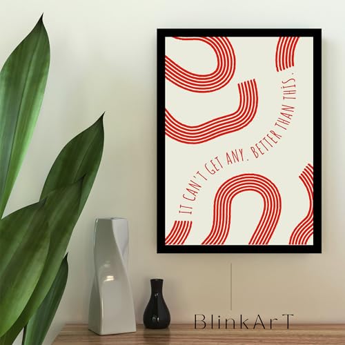 Image of BLINKART Trendy Abstract Wall Art Painting Print Design | Aesthetic Wall Decor Photo Artwork Frame Decoration Hanging For Home Bedroom Living Room Office Wall Decor | T085 | 13x10 Inches