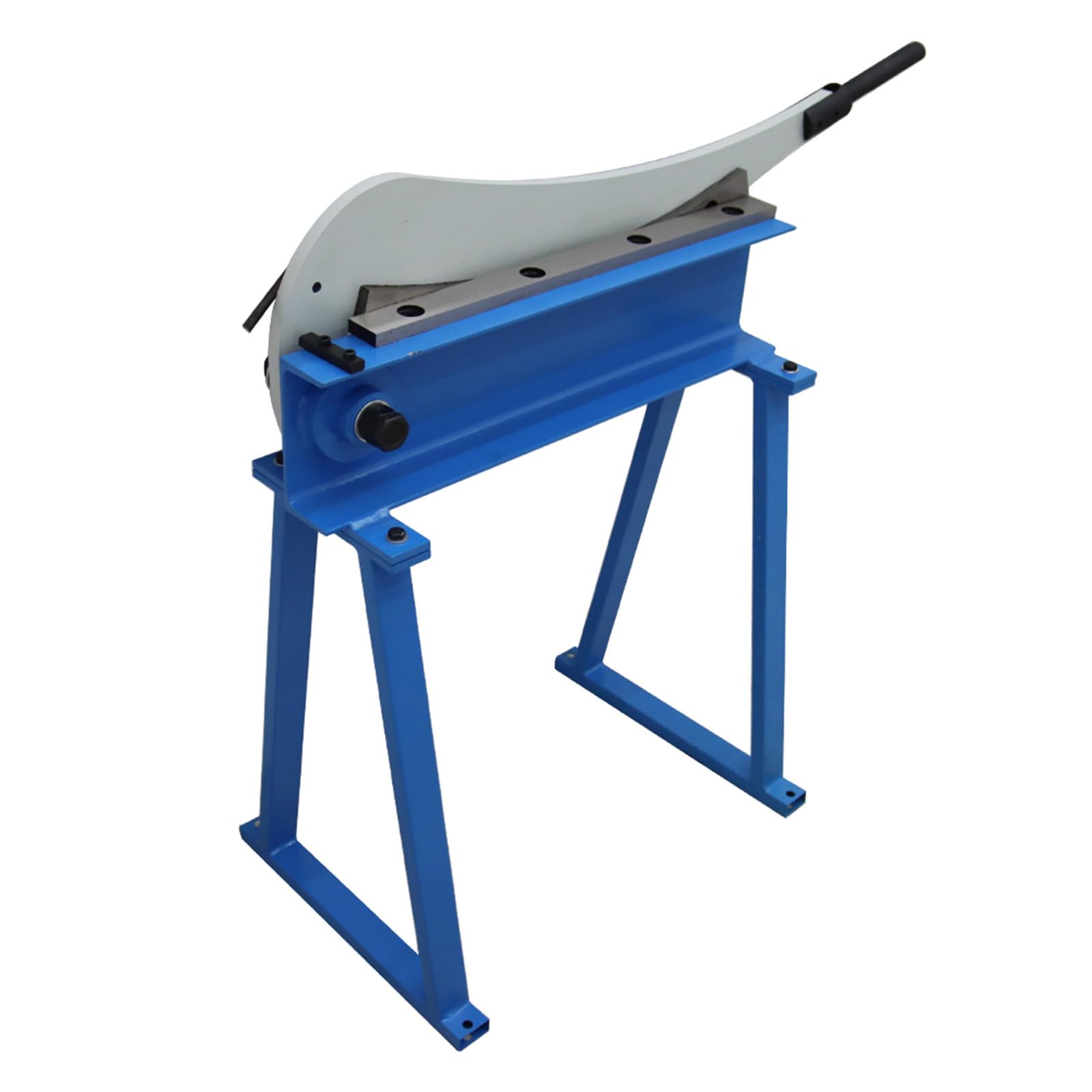 Manual Guillotine Shear Gauge, 32 inch Bed Sheet Metal Plate Cutter, 1.5mm Cutting Thickness, Heavy Duty Steel Construction with Detachable Stand