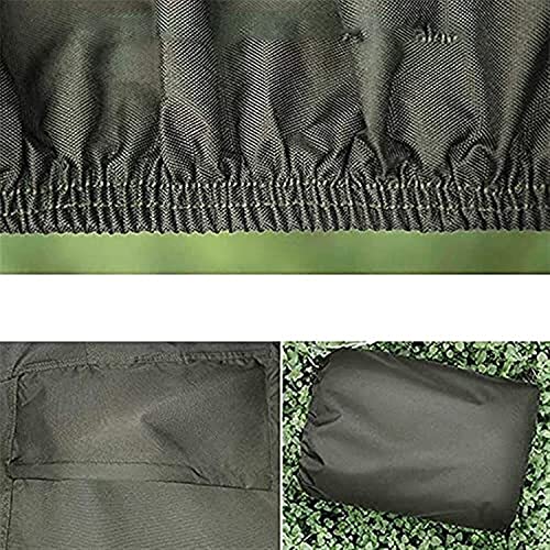 Housse de tondeuse à gazon étanche extérieure bâche anti-UV verte 177 - 5
