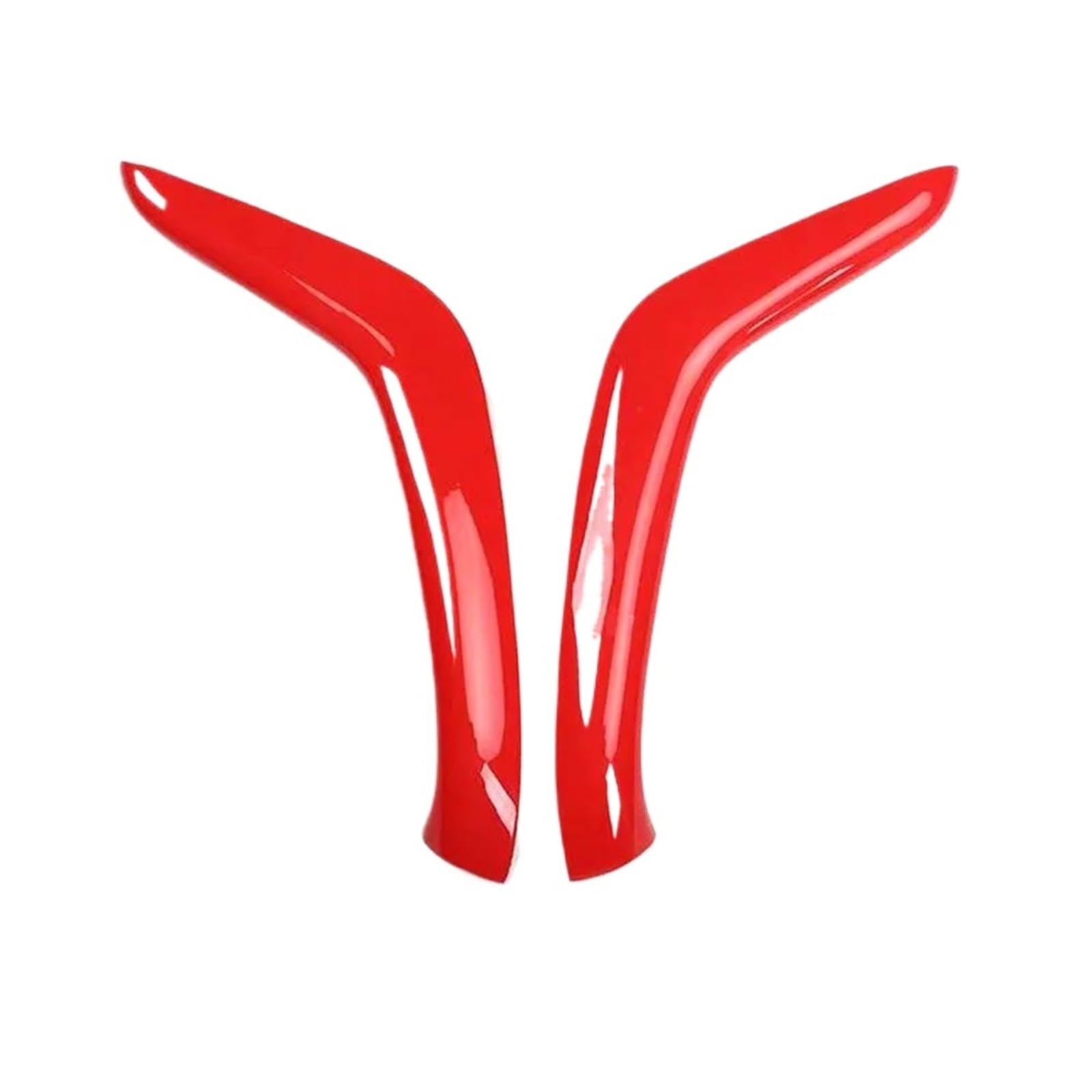 Fhcbutae Red Interior Car Handle Interior Car Door Handles Trim For Ford For Fiesta 2009 2010 2011 2012 2013(Red)