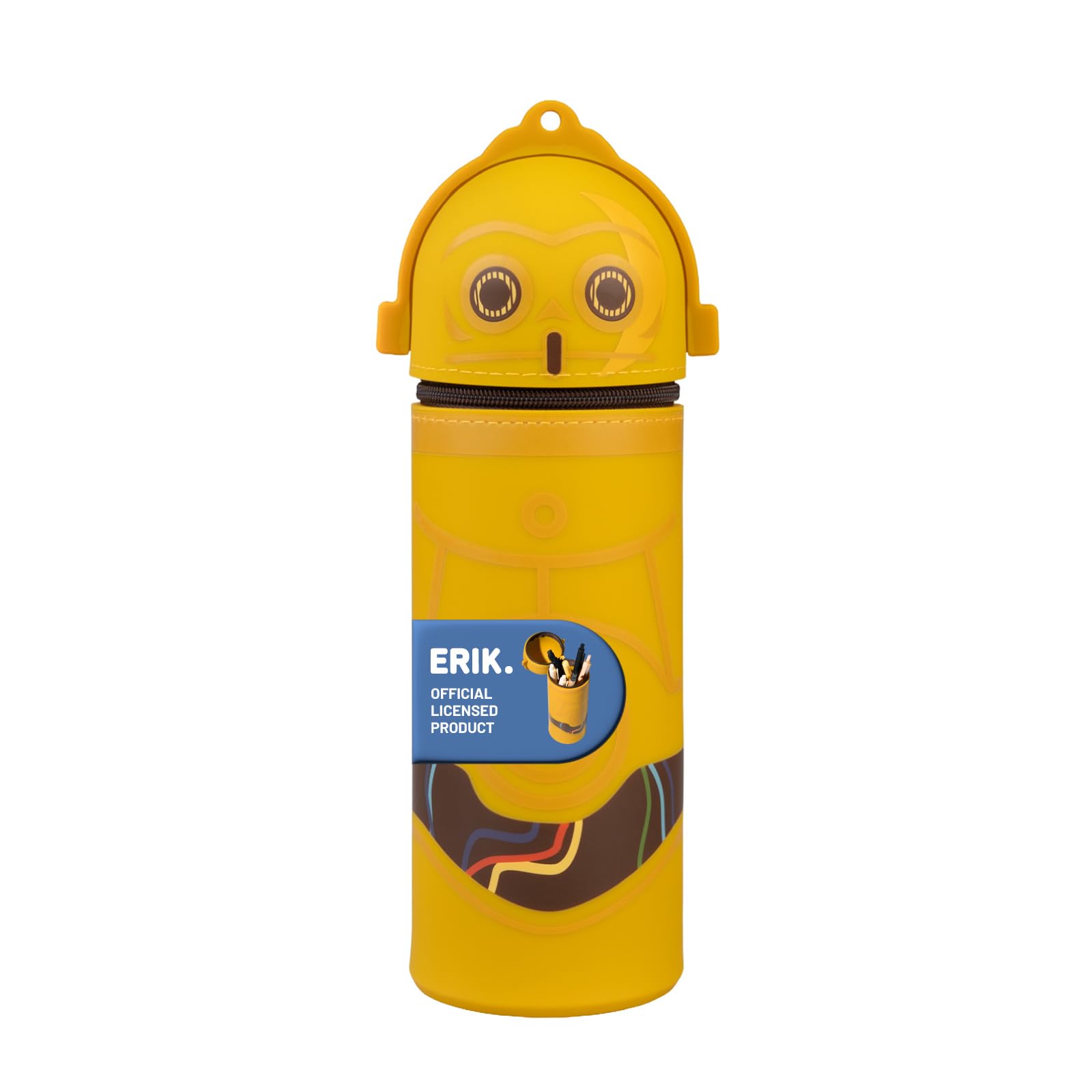 Grupo Erik School Pencil Case - C-3PO Star Wars Gifts | Expandable Pencil Cases, Back to School Supplies, Office Stationery Supplies | Star Wars Stationery Gifts