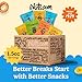 Nuts.com Office Bulk Nut-Free Box - 70 Count Assorted Variety Pack with Pretzels, Cheddar Whales, and Dried Fruit - Healthy Snack Mix for Winter, Valentine's Day and Care Package Gifts