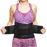 sit right Rückenbandage – Rückengurt zur Stabilisierung der Lendenwirbel – Rückengürtel für Damen & Herren – Nierengurt & Bauchweggürtel zur Haltungskorrektur - schwarz – Gr. XXL-XXXL