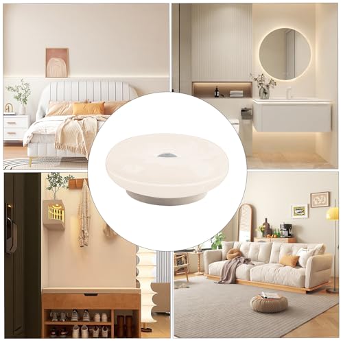 Aplique de pared retro con mando a distancia y control táctil para regular iluminación anular 4