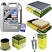 Produktbild QR-PARTS 69383055 Filter Set Inspektionspaket 5 Liter Motoröl Top Tec 4600 5W-30 MANN-FILTER Innenraumfilter Kraftstofffilter Luftfilter Ölfilter