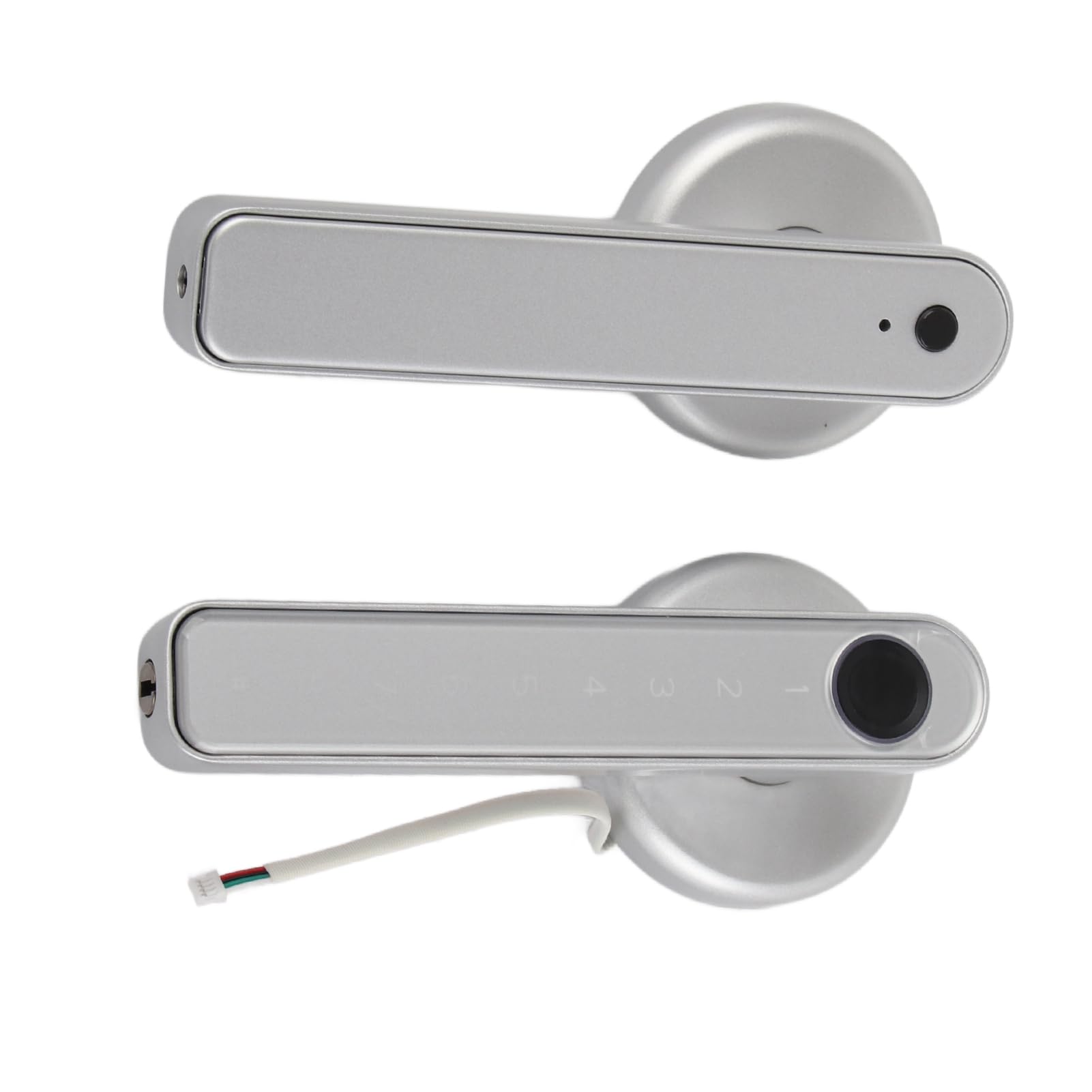 Türschloss, Einreihiges Elektronisches Passwort, Zimmertür, Intelligentes Identifikationsschloss, Silber (SILVER)