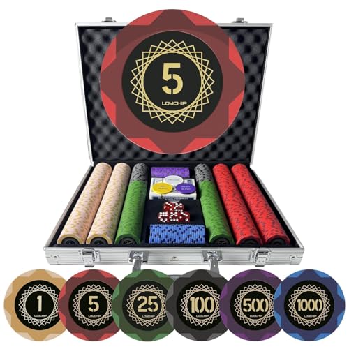 LOYCHIP 500 Piece Poker Set