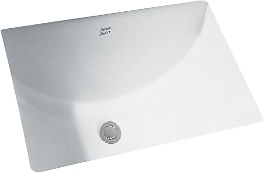 American Standard 0614.000.020 Studio Undercounter Bathroom Sink, White