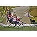 Guide Gear Club Camping Chair, Oversized, Portable, Folding with Padded Seats, 500-lb. Capacity Red Plaid