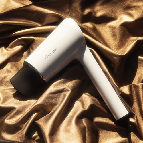 Instyler Max 0.75" Black 2-Way Rotating Iron With Sectioning Comb - Heated Tourmaline Ceramic Barrel Straightens Without Creasing For Blowout Styling & Increased Hair Volume - For All Hair Types #TOP3