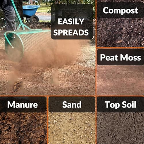 Dispersor de compost de 24 pulgadas para césped miniatura 4
