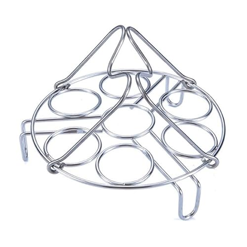 Silicone Egg Steamer Rack Multipurpose Trivet With Heat Resistant Silicone Handles Compatible For Pressure Cookers,Steaming - 7 Egg Cooking Rack For Pressure Cooker Accessories #TOP1