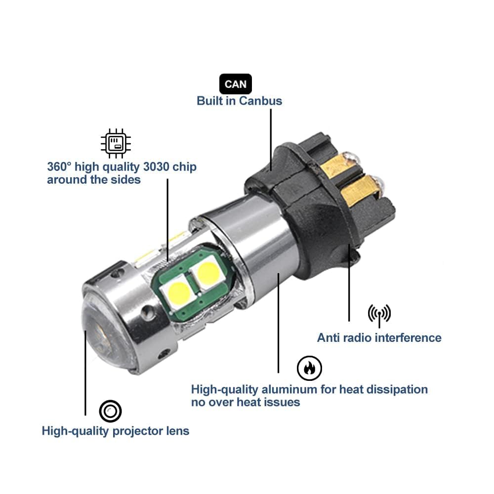 PW24W LED Drl luces de circulación diurna para 2014 2015 2016 2017 S/koda Yeti PW24W bombillas LED de luz diurna, lámpara LED Drl para coche, luces de circulación diurna Drl